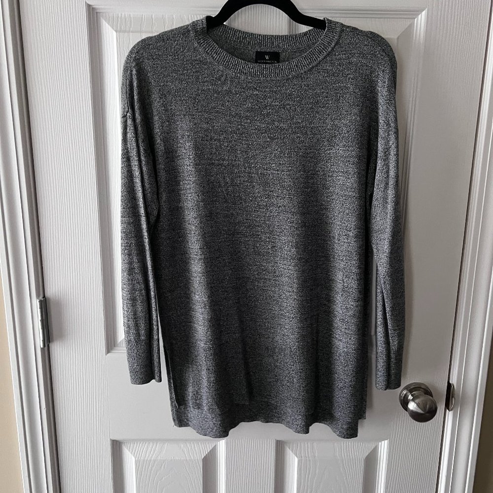 Worthington | Gray Tunic Shirt